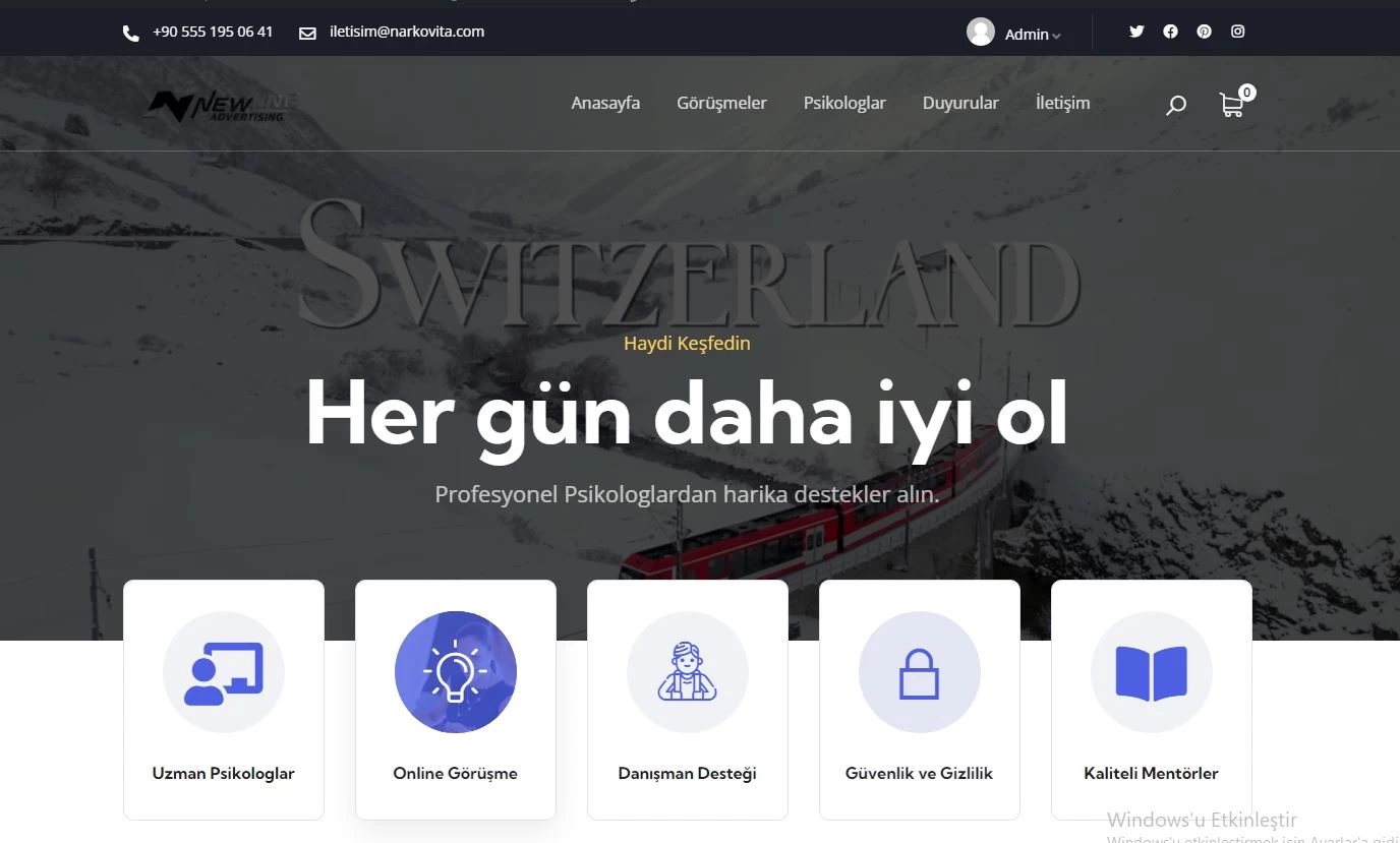 Online Terapi Web Yazılımı